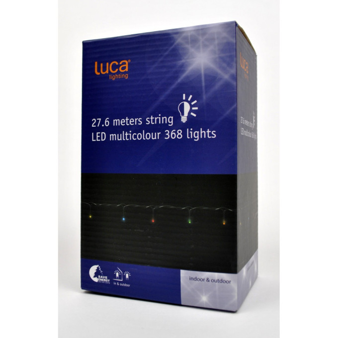 Гирлянда LUCA LIGHTING мягкий теплый свет 370 ламп, длина гирлянды 740 см, для елки 155 см 83198